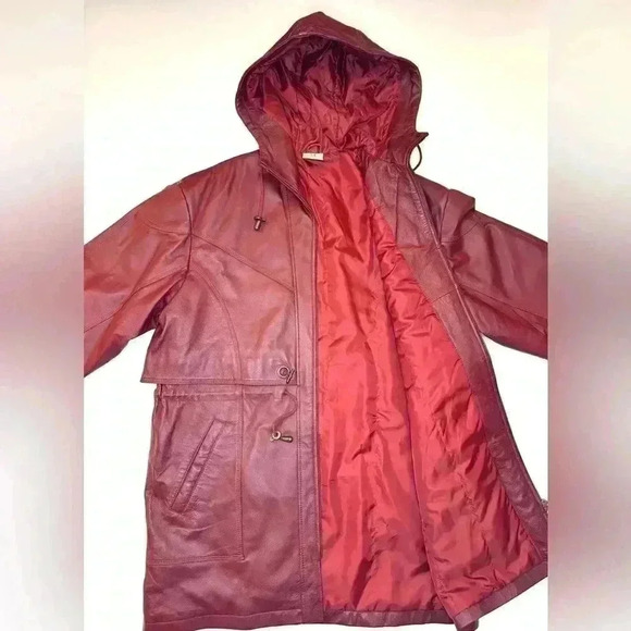 Morningside Women’s Vintage 100 % Leather Jacket Size Medium - Picture 5 of 8